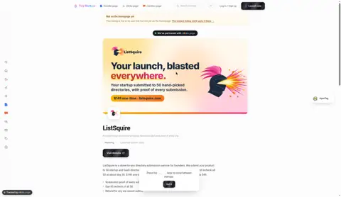 Screenshot: Tiny Startups